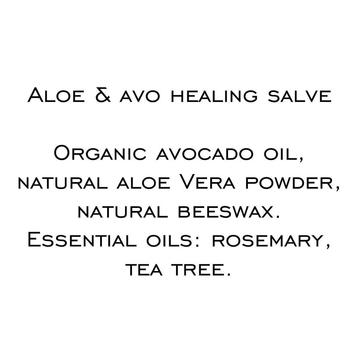Aloe & Avo Salve