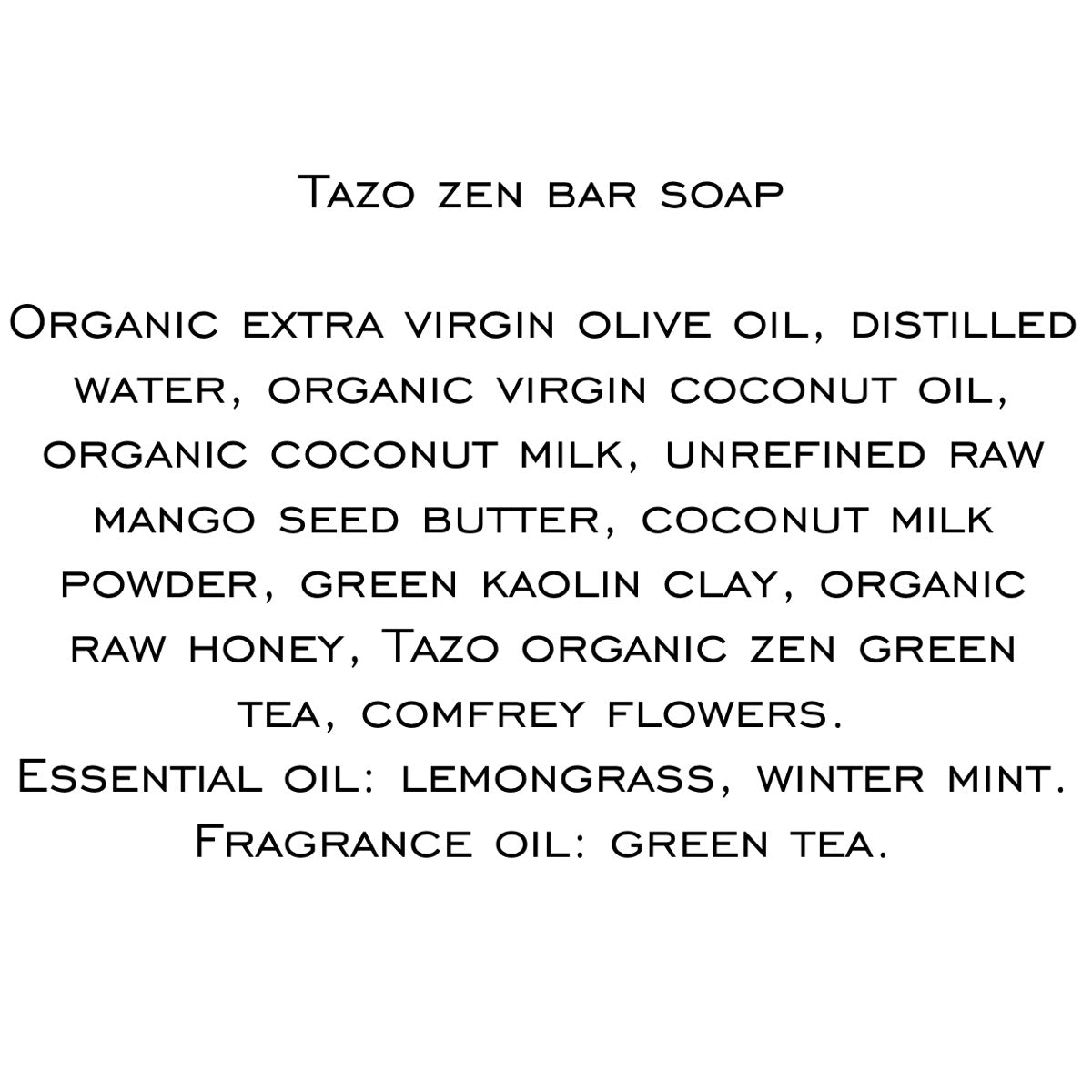 Tazo Zen Bar Soap