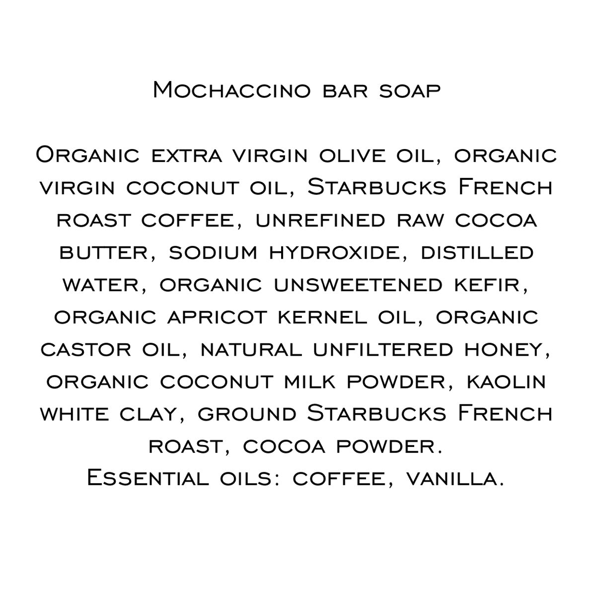 Mochaccino bar soap