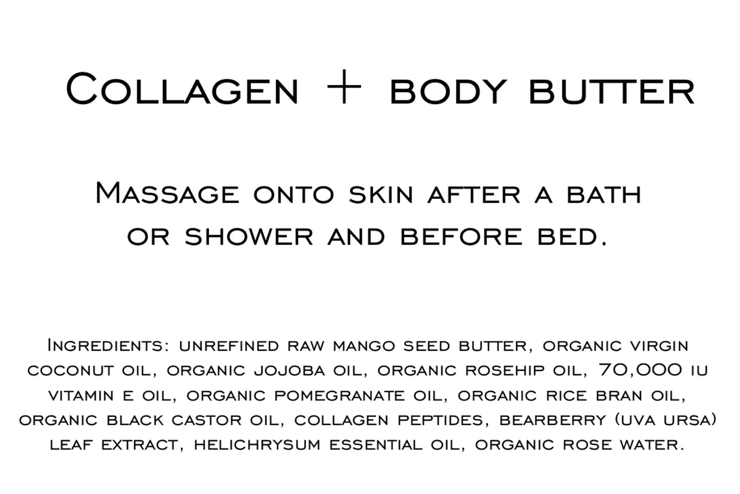 Collagen + Body Butter
