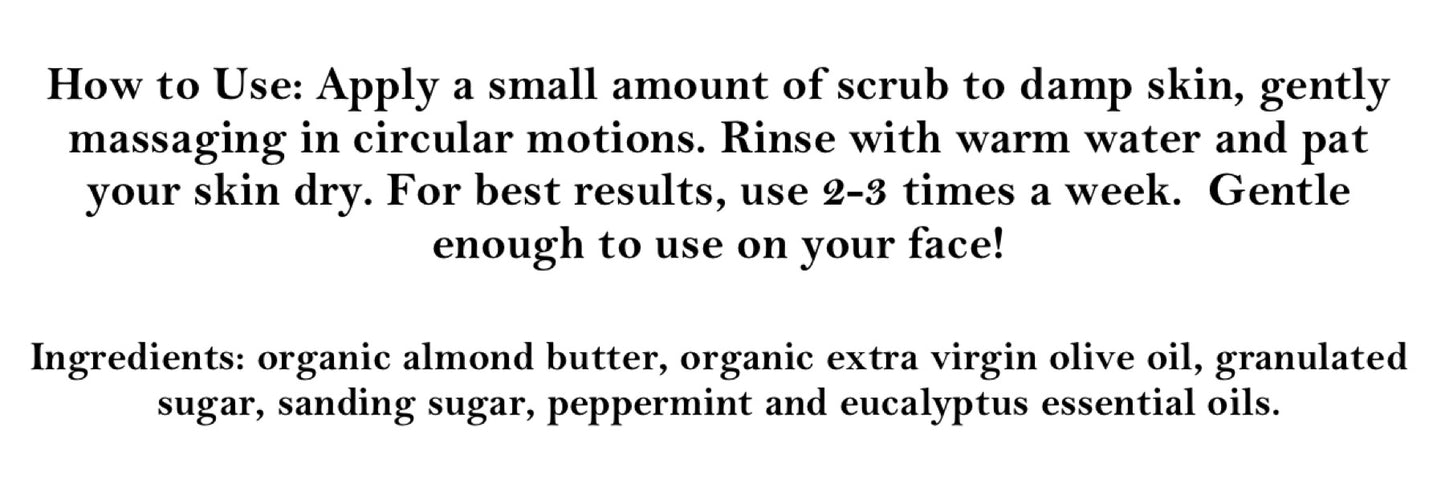 Whipped Sugar Scrubs