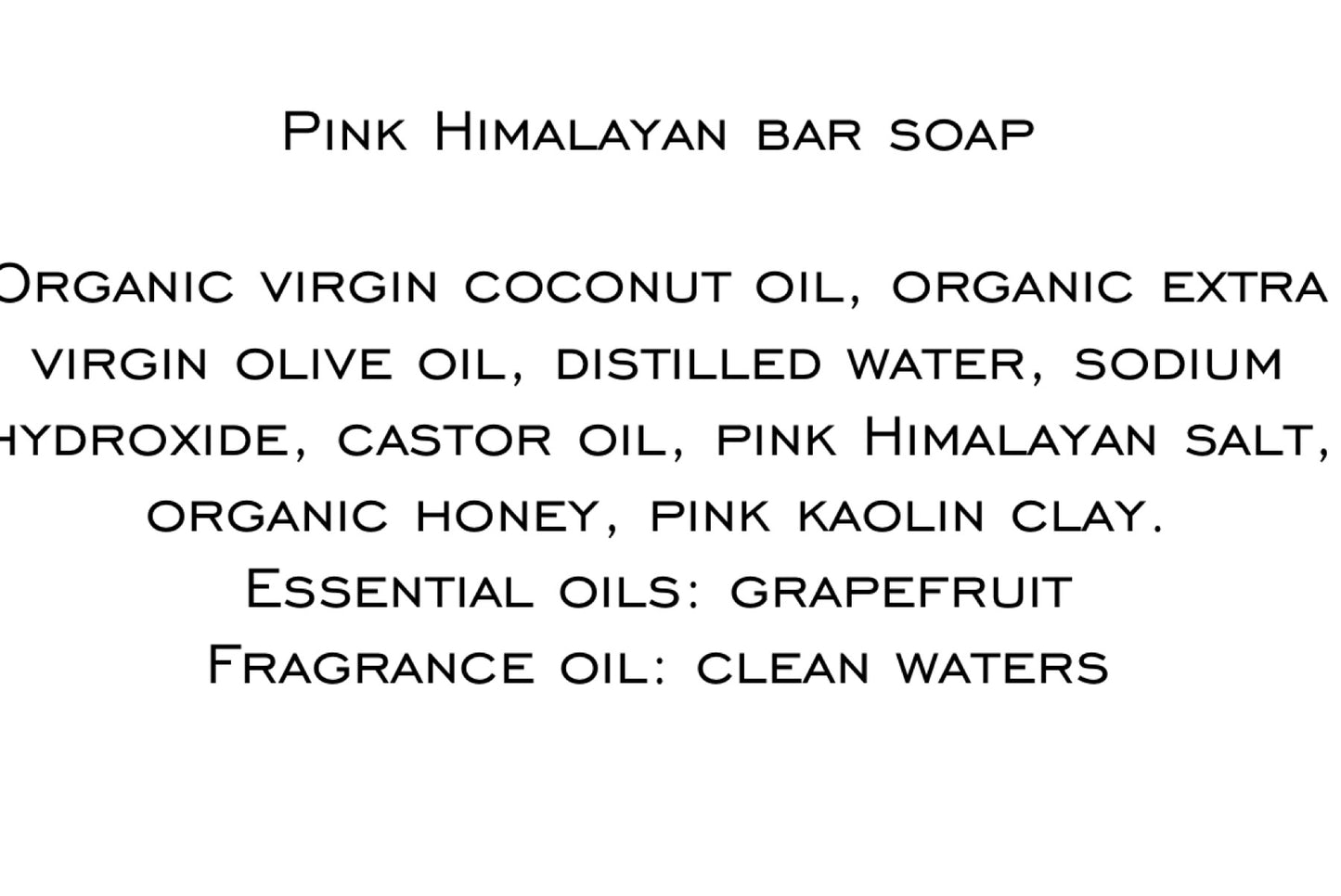 Soap Samples!