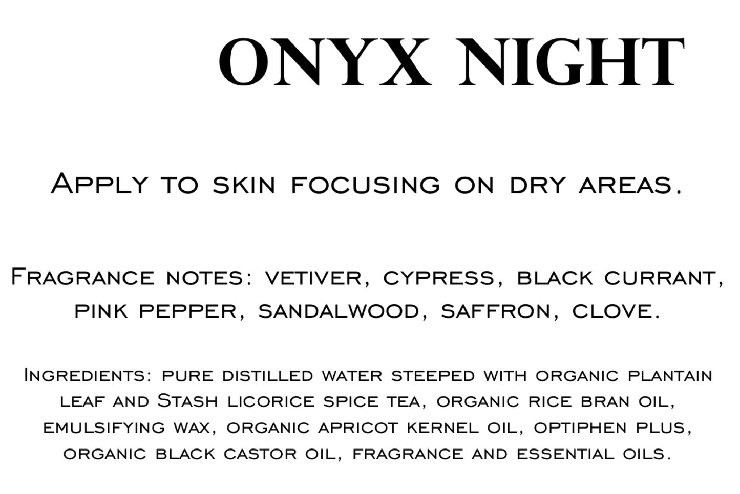 Onyx Night