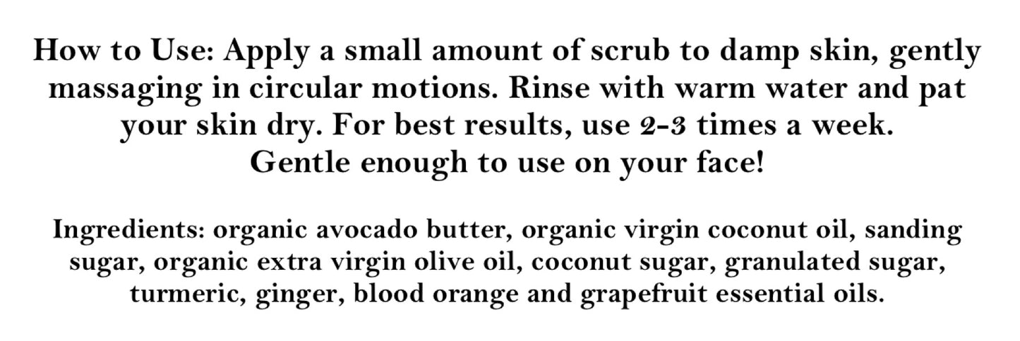 Whipped Sugar Scrubs