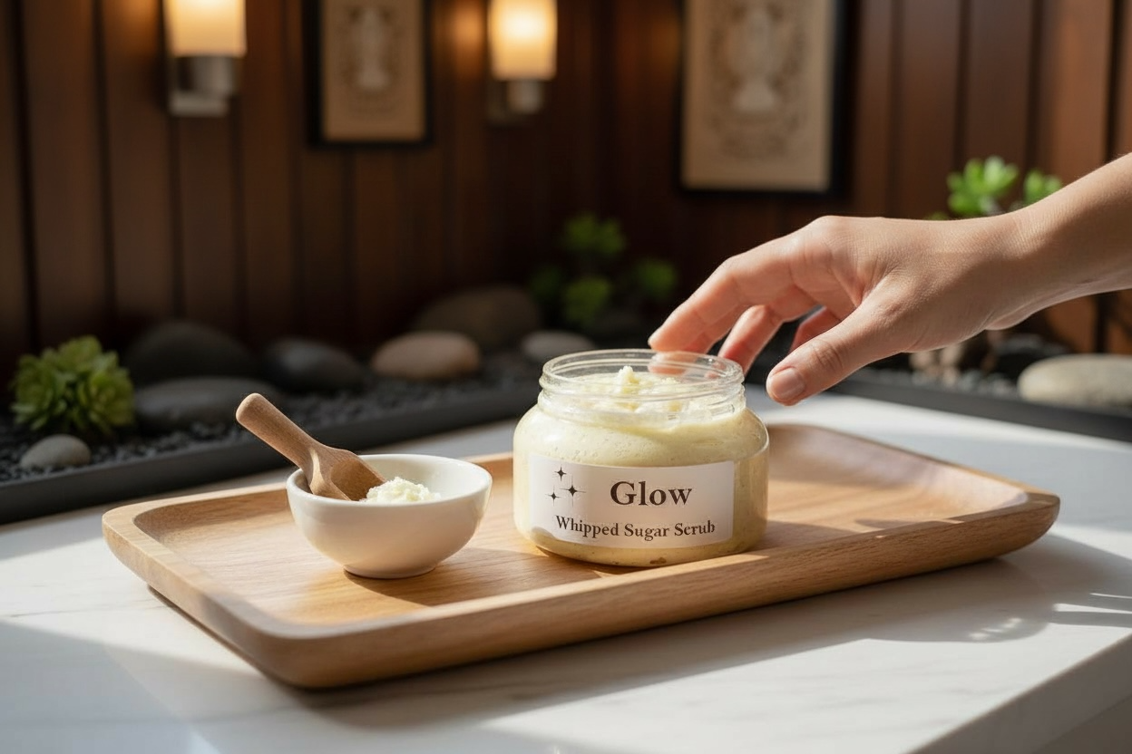 Whipped Sugar Scrubs