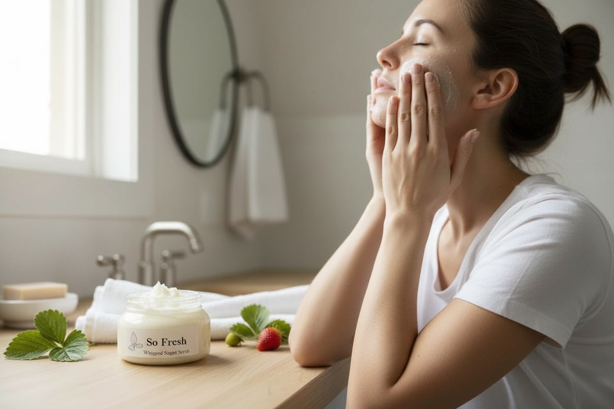 Whipped Sugar Scrubs
