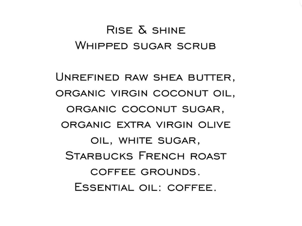 Whipped Butter Sugar Scrubs